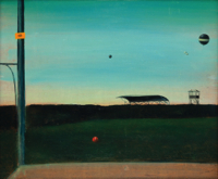 8 / Kamil Lhoták: Závodiště / 1942 olej na sololitu / 36 × 42,5 cm cena: 1 849 000 Kč / 1. Art Consulting CZ 16. 2. 2014