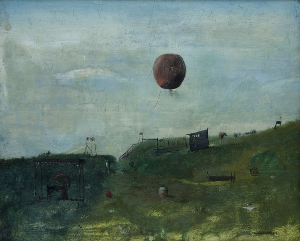 10 / Kamil Lhoták: Montgolfiéra / 1944 olej na dřevěné desce / 36 × 45 cm cena: 1 672 000 Kč / 1. Art Consulting CZ 10. 2. 2013