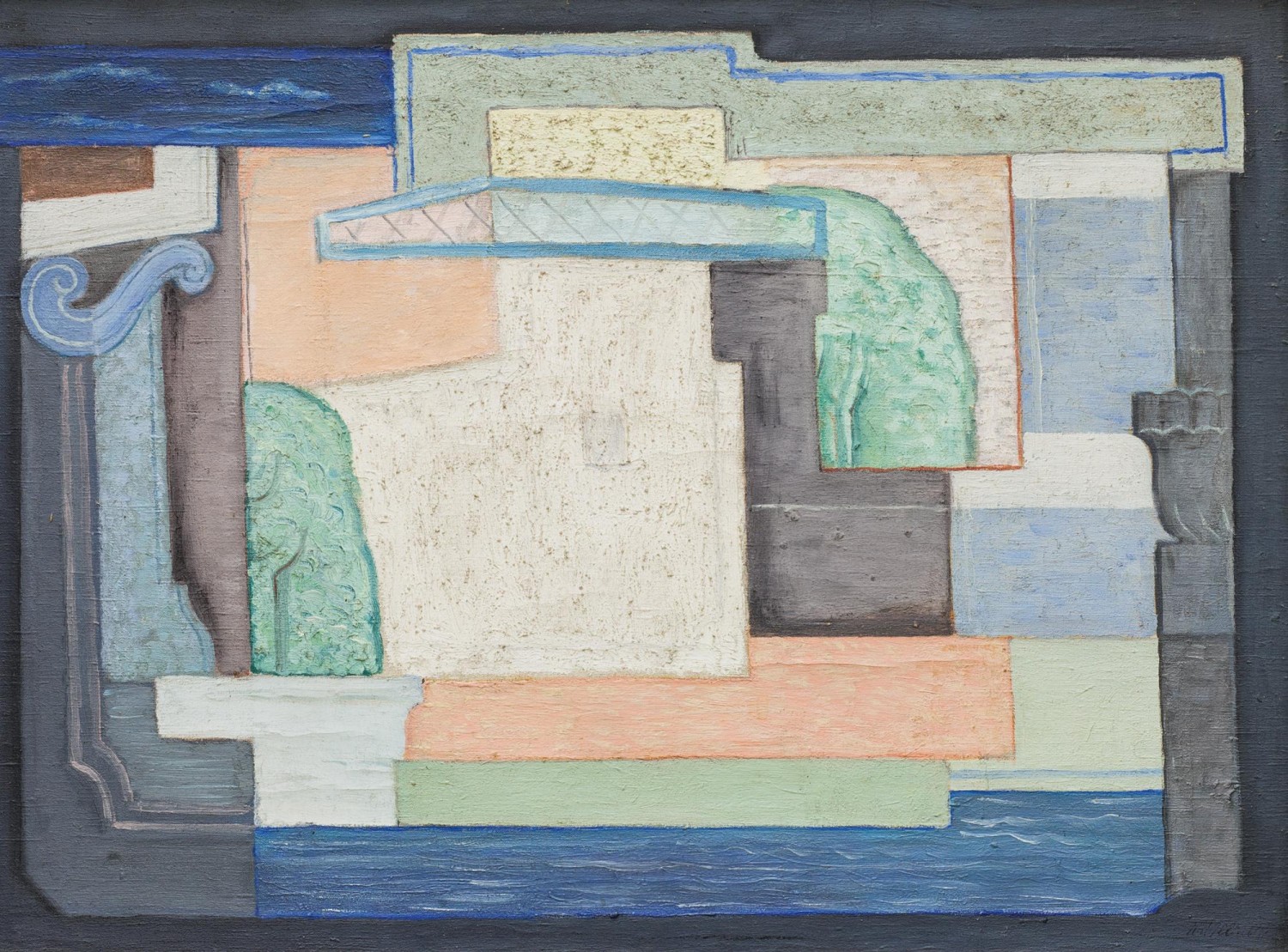 Jiří Jelínek: Nábřeží, 1924,