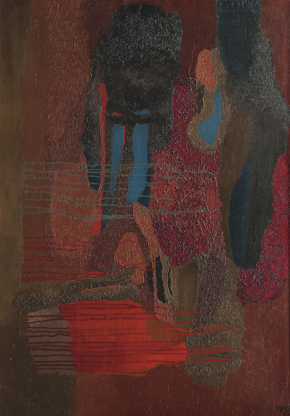Toyen: Šero v pralese, 1929, olej na plátně, 114 x 89 cm, dosažená cena: 36 000 000 Kč 