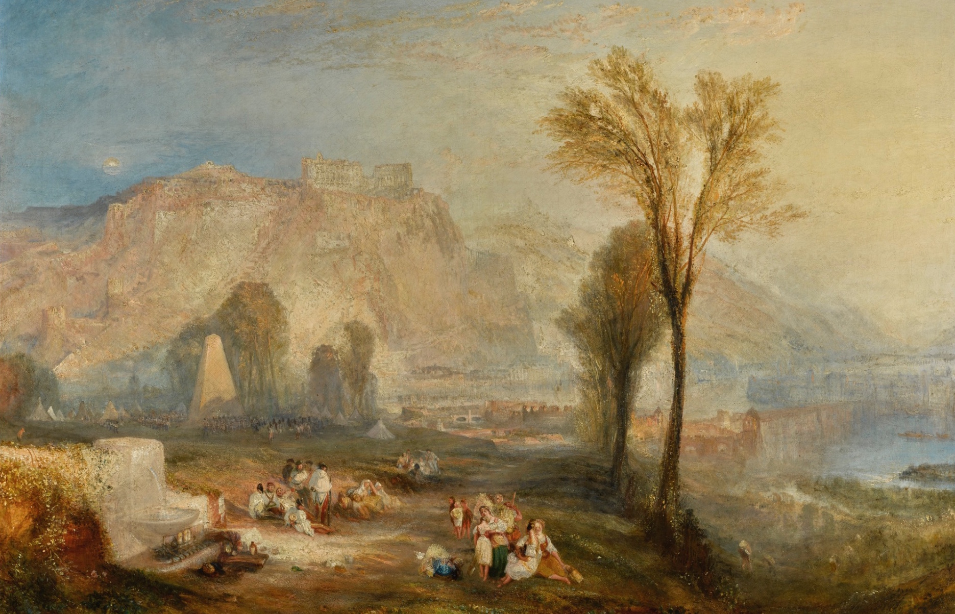 Joseph Mallord William Turner: Ehrenbreitstein, 30. léta 19. stol. olej na plátně, 93 x 123 cm dosažená cena: 18 533 750 GBP Sotheby’s Londýn, 5. 7. 2017