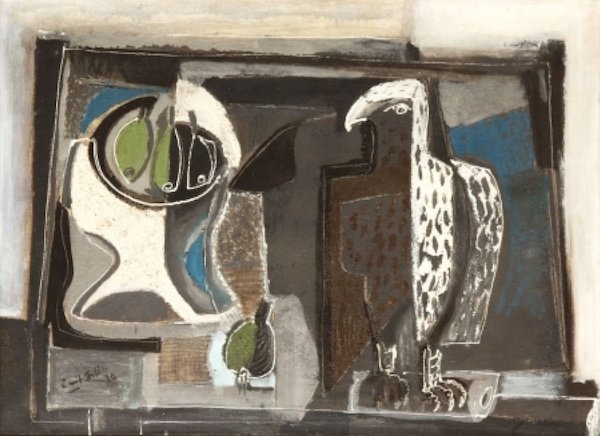 Emil Filla: Zátiší se sokolem, 1930,