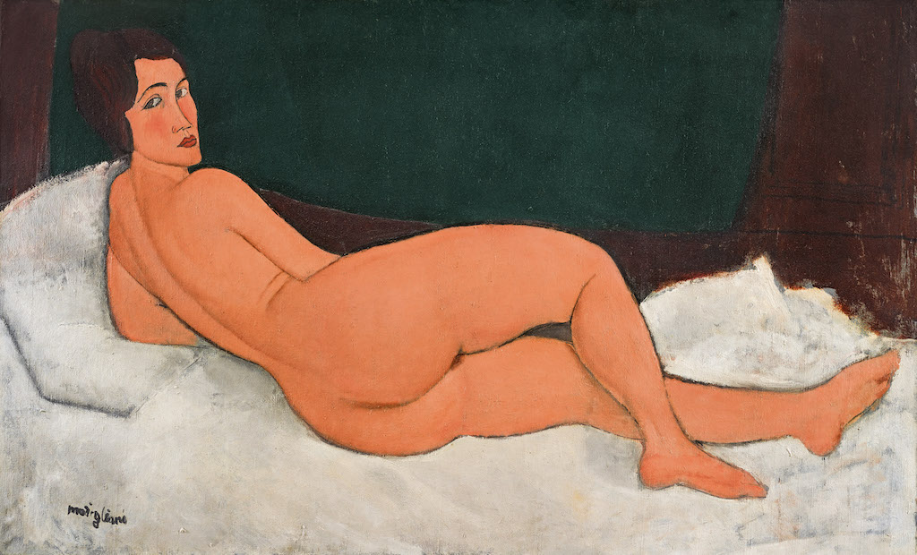 Amadeo Modigliani: Odpočívající / 1917 