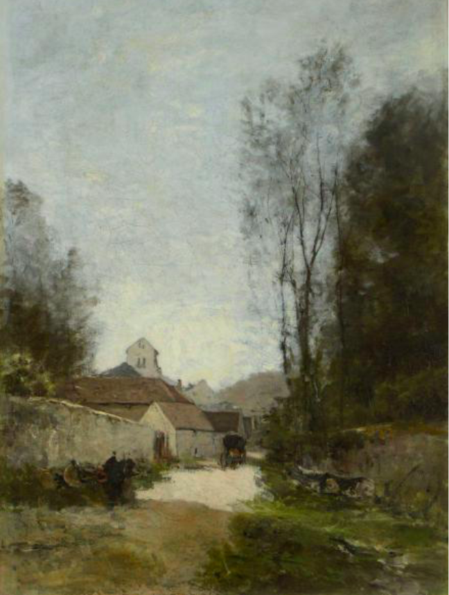 Soběslav Hippolyt Pinkas: Cesta do Cernay-la-Ville, kolem 1865
