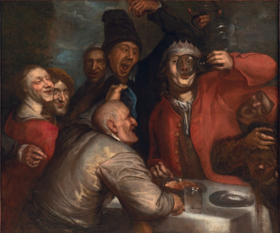 10/ Jan Steen (připsáno): Slavnost olej na plátně, 122 x 144 cm cena: 750 200 Kč, Arcimboldo 18. 11. 2018