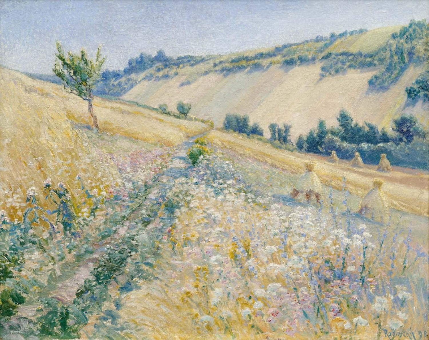 7/ Václav Radimský: Giverny, 1890–92, olej na plátně, 66 x 81 cm, Galerie Kodl 29. 5. 2022, cena: 2 400 000 Kč