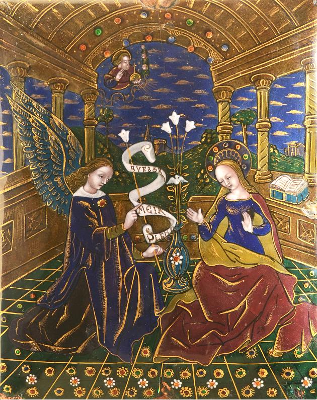Zvěstování Panně Marii / Limoges, počátek 16. stol.