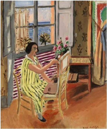 Henri Matisse: La séance du matin / 1924 / 74 x 61 cm / předaukční odhad: 20 – 30 000 000 USD / Sotheby´s