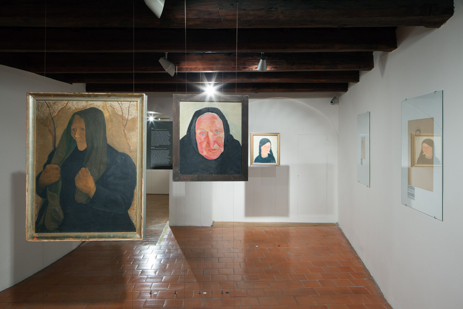 Pohled do výstavy V. Vostřebalové Fischerové v Galerii hlavního města Prahy / foto archiv GHMP