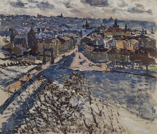 Antonín Slavíček: Praha z Letné / 1909