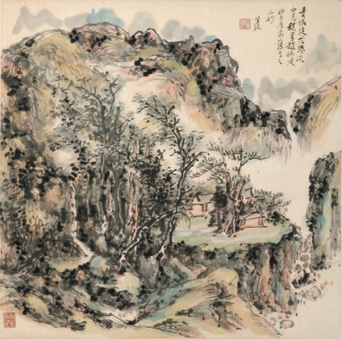 Chuang Pin-Chung: Krajina s vodopádem