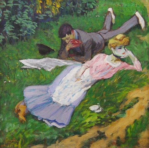 František Kupka: V zahradě / 1906