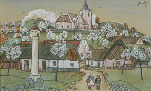 Josef Lada: Cestou ze vsi