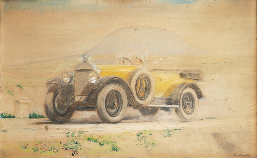 Václav Kreibich: Závodní automobil