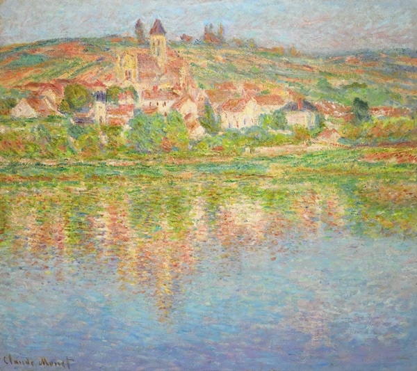 Claude Monet: Seina u Vétheuil/ 1901 / olej na plátně / 81,5 x 92,5 / předaukční odhad: 6 000 000 - 8 000 000 USD / Sotheby's New York 5. 5. 2015