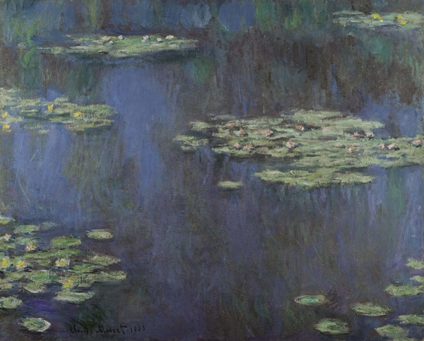 Claude Monet: Lekníny / 1905 / olej na plátně / 81 x 100,5 cm / předaukční odhad: 30 000 000 - 45 000 000 USD / Sotheby's New York 5. 5. 2015