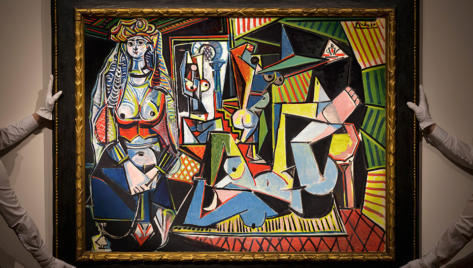 Pablo Picasso: Alžírské ženy / 1955 / olej na plátně / 114 x 146,4 cm / cena: 179 365 000 USD