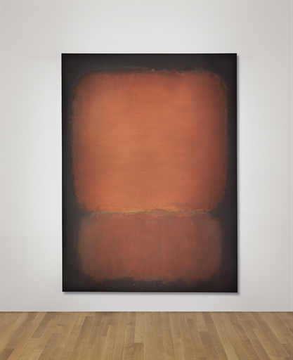 Mark Rothko: Č. 10 / 1958 / olej na plátně / 239,4 x 175,9 cm / Christie´s 13. 5. 2015 / cena:  81 925 000 USD