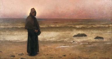Jakub Schikaneder: Contemplation / 1893 oil on canvas / 115 x 215 cm / 9 720 000 Kč / Galerie Kodl 28. 11. 2010