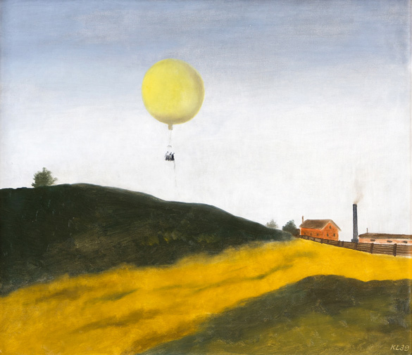 Kamil Lhoták: Balon / 1939 olej na plátně / 61 x 70 cm cena: 2 040 000 Kč / Galerie Pictura 12. 11. 2014