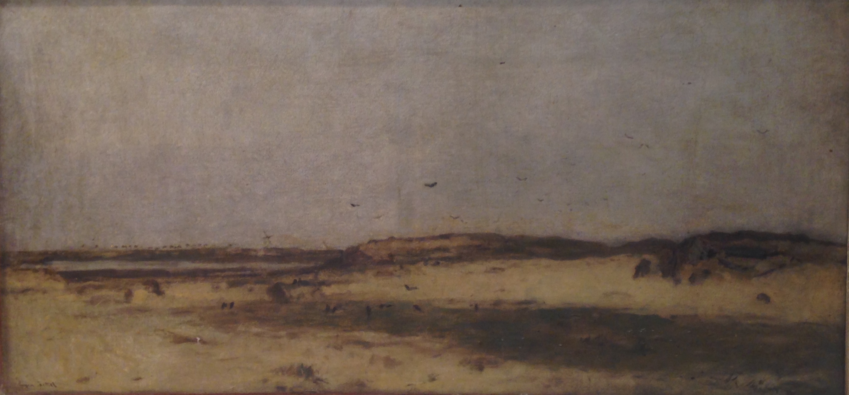 Eugen Jettel: Písečné duny v Holandsku / olej na plátně / 43 x 83 cm / Dorotheum / vyv. cena: 80 000 Kč