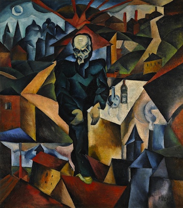 2/ Dostojevskij / 1922 olej na plátně / 124 x 110 cena: 381 632 eur / 9 938 494 Kč  Sotheby's Londýn, 13. 6. 2011 (Hascoe Family Collection) 