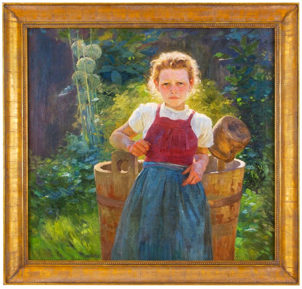 Antonín Hudeček: Letní den / 1894-7 olej na plátně / 76,5 x 81 cm cena: 671 000 Kč
