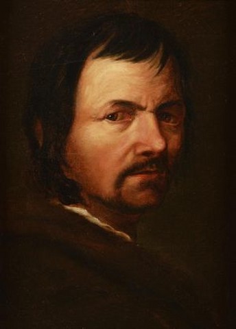 Jan Kupezky: Autoportrét, olej na papíře, nelepeno na podložku,  45 x 30,3 cm, cena: 1 715 000 Kč