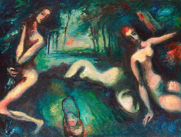 Jan Bauch: Koupání 1937, olej na plátně, 73 x 95 cm, cena: 1 392 000 Kč