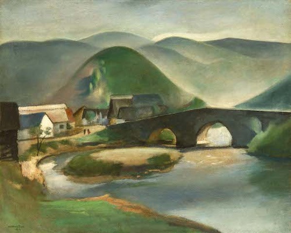 Rudolf Kremlička: Slovenská krajina, 1919, olej na plátně, 70,5 x 82 cm, cena: 5 760 000 Kč