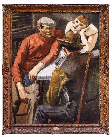 František Zdeněk Eberl: Pardáli olej na plátně, 116 x 90 cm vyvolávací cena: 2 049 300 (včetně provize) European Arts 2. 10. 2016 