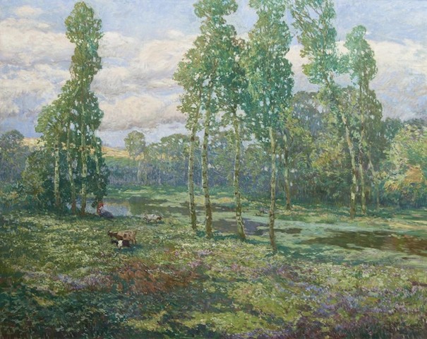 Josef Ullmann: Léto, 1910, olej na plátně, 100 x 120,5 cm, cena: 1 440 000 Kč, Galerie Kodl 29. 5. 2016