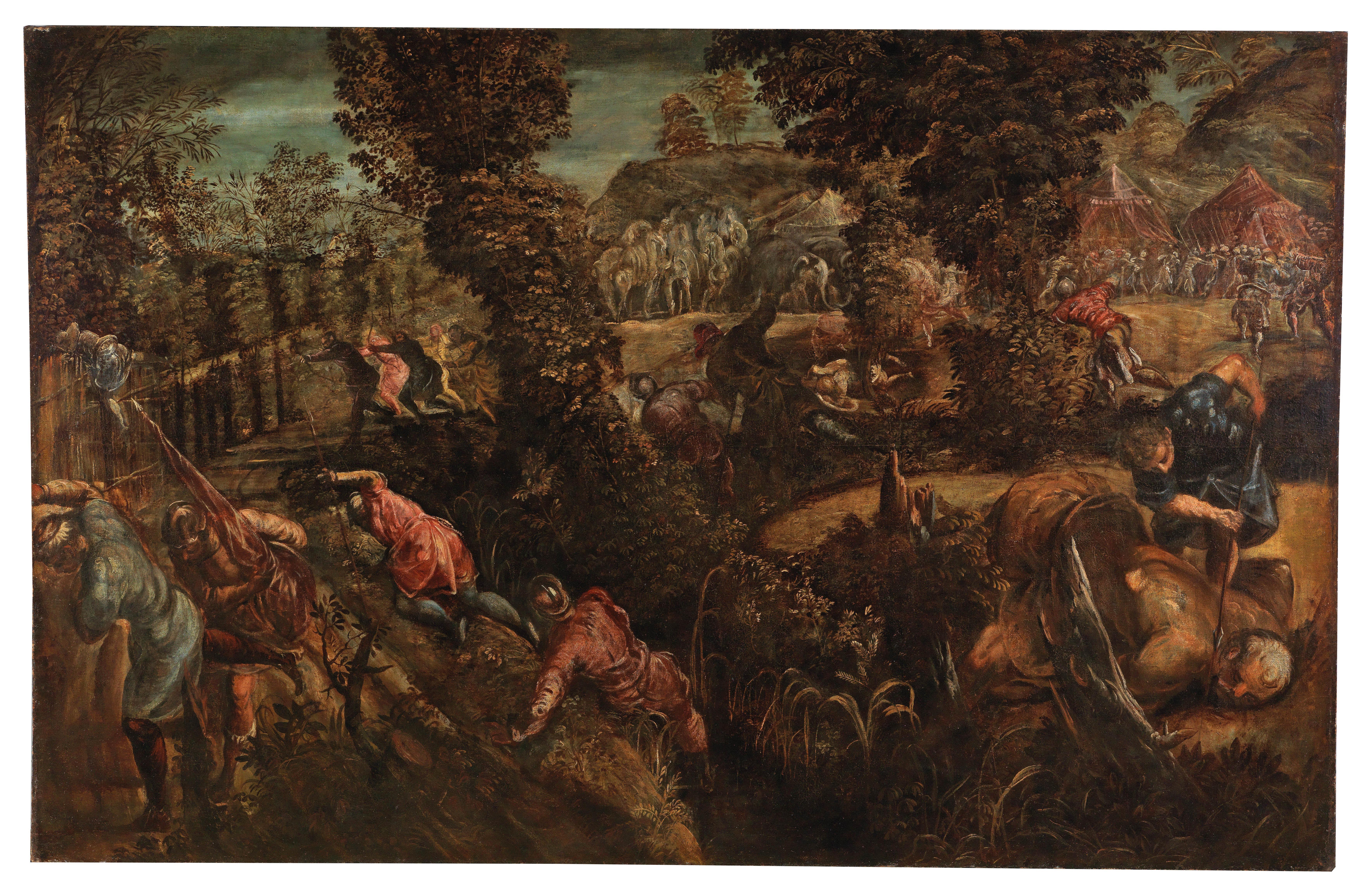 Jacopo Tintoretto, Bitva Filištínů s Izraelity (David a Goliáš)