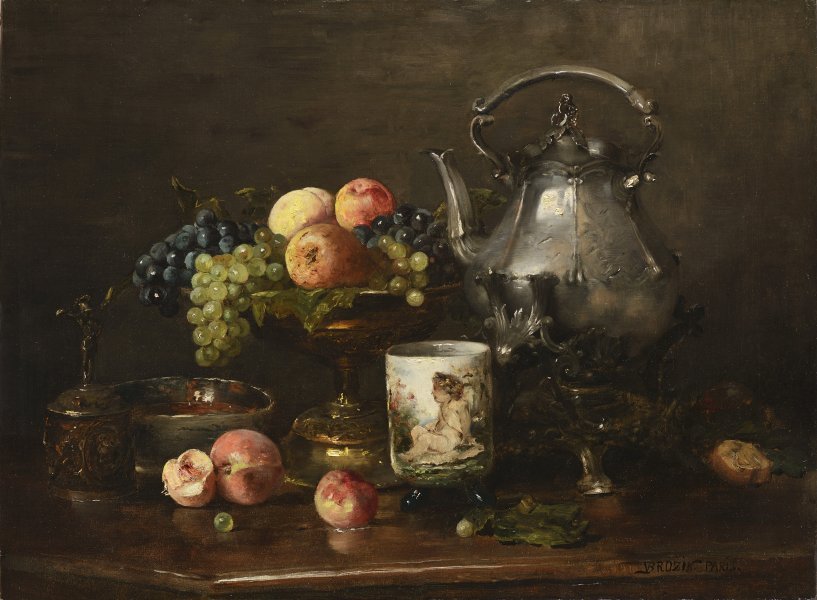 Václav Brožík, 1896  olej na plátně 61 x 81,5 cm Arthouse Hejtmánek, 1.12.2016 cena: 800 000 Kč (bez provize 24%) 