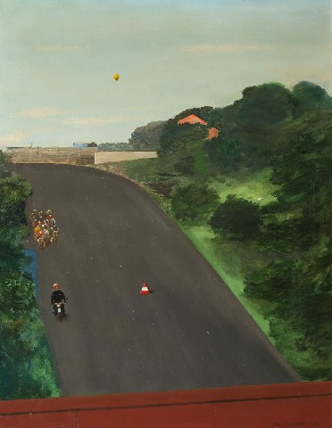 5 / Kamil Lhoták: Silnice / 1974    olej na plátně / 84 x 65 cm cena: 2 040 000 Kč / Galerie Kodl 24. 5. 2015