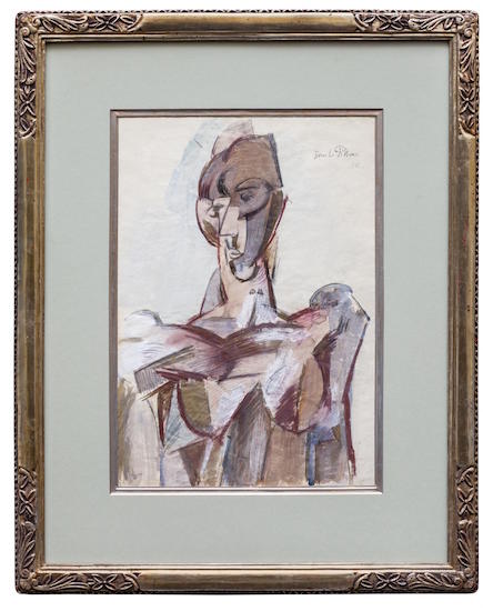 Emil Filla: Polopostava ženy, 1912