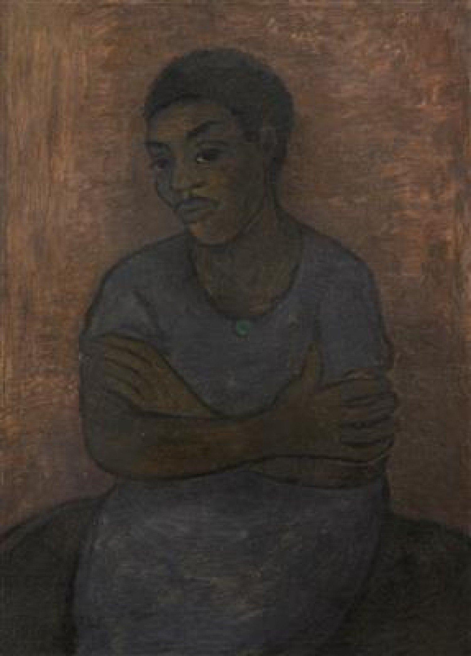 Alén Diviš: Sedící černoška / 1938 olej na plátně, 72 x 53,5 cm odhadní cena: 180 000 Kč