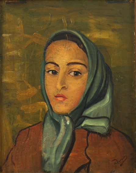 André Derain: Potrét Geneviève, 1938–39
