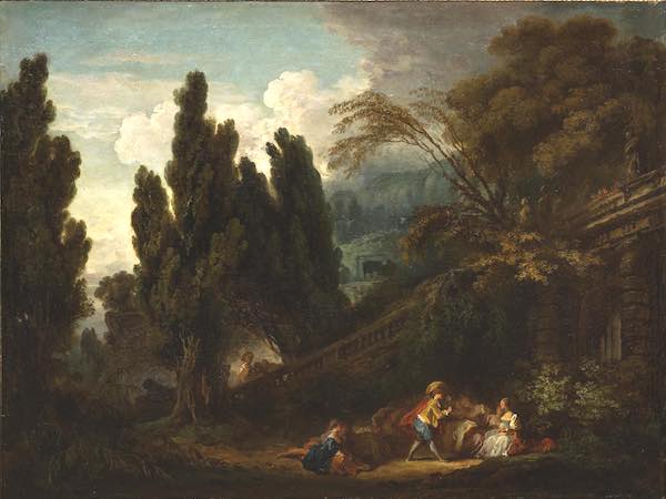 Jean-Honoré Fragonard: Le Jeu de la palette; La Bascule, 1761