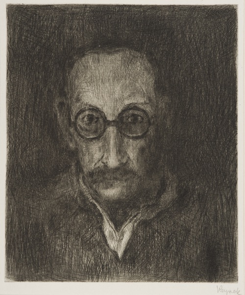 Bohuslav Reynek: Autoportrét II, 1938