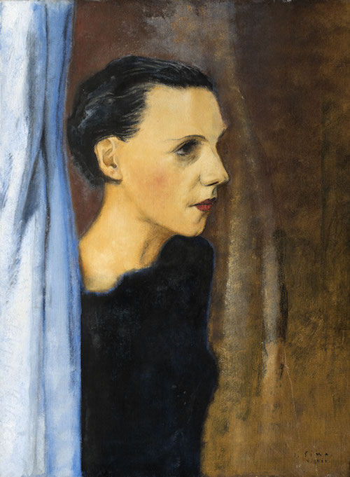 Josef Šíma: Portrét L. Seifertové, 1935