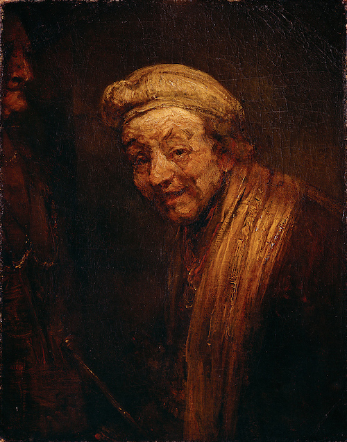 Rembrandt: Autoportrét, kolem 1668