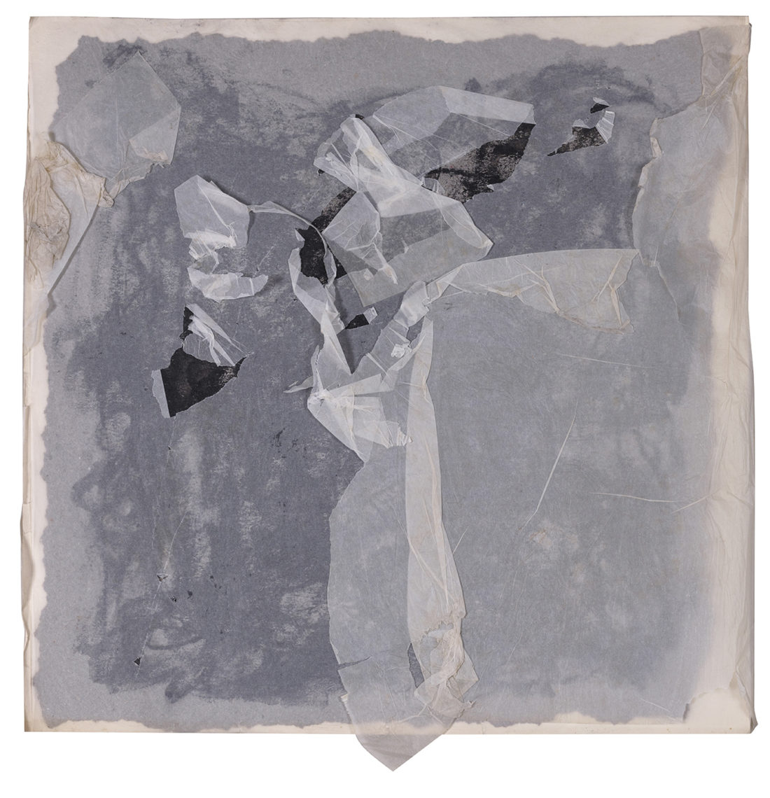 Alva Hajn: Bez názvu, 80. léta uhel, transparentní papír, papír, 72 × 73 cm vyvolávací cena: 12 000 Kč (+ provize 21%)