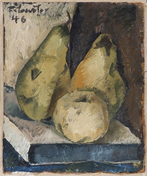 Andrej Bělocvětov: Zátiší s ovocem. 1946