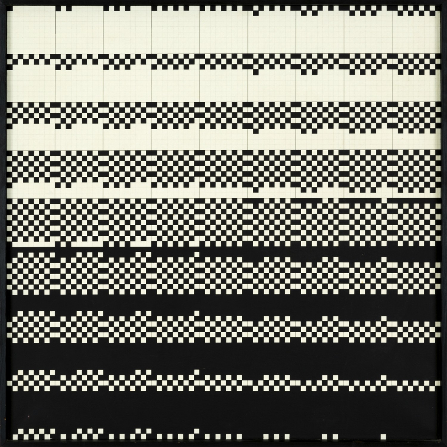 Ryszard Winiarski: Minimax II. – Second game 9 × 9, 1978 akryl na plátně, 80 x 80 cm dosažená cena: 1 260 000 Kč 1. Art Consulting, 7. 6. 2018