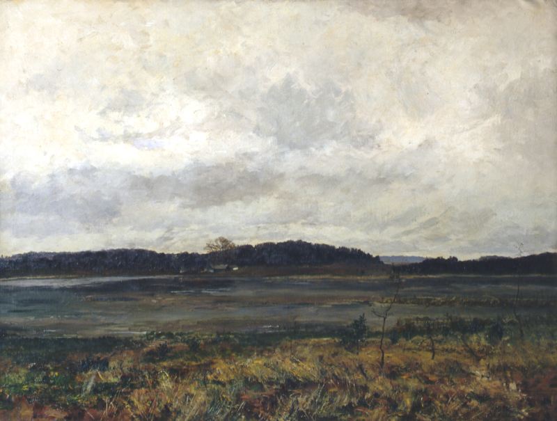 Na vypuštěném Flughause, 1895, olej, plátno, 90 x 119 cm, Národní galerie Praha