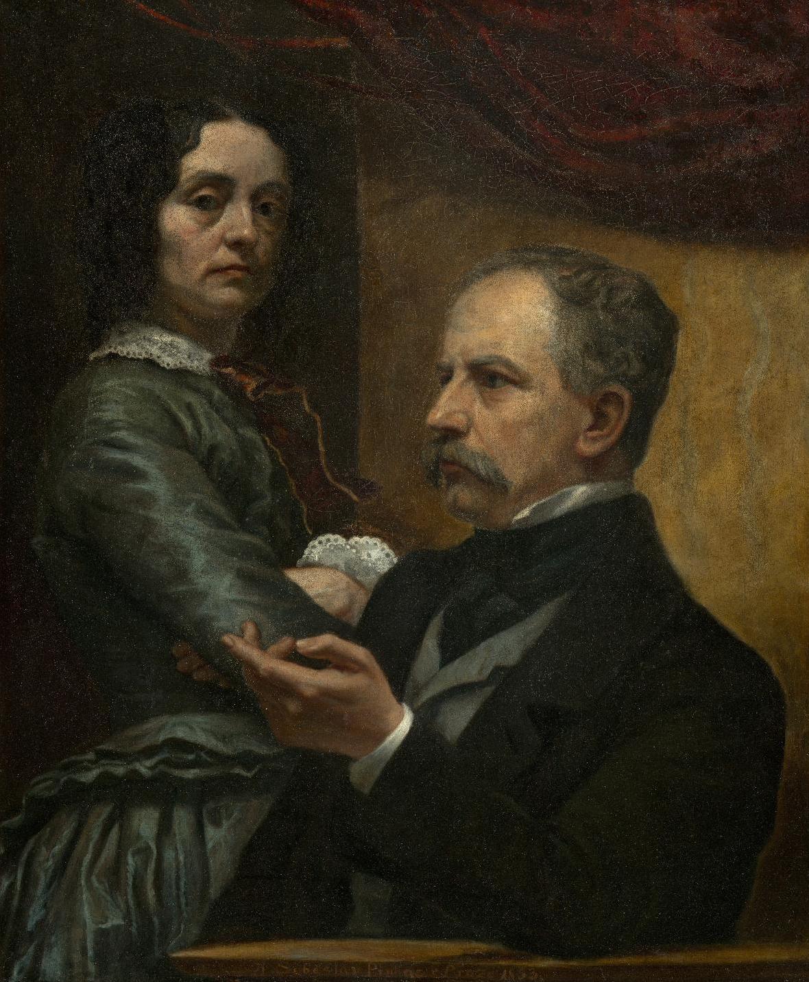 Soběslav Hippolyt Pinkas: Podobizna umělcových rodičů, 1853