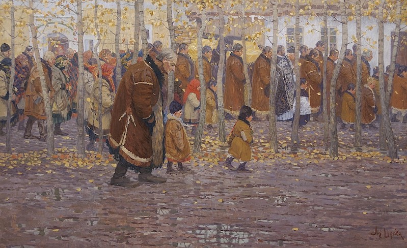 Joža Uprka:  Pohřeb, 1903