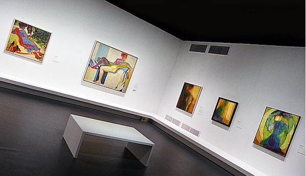 Žena v trojúhelnících (Centre Pompidou), Portrét hudebníka Follota (MoMA) a Oválné zrcadlo