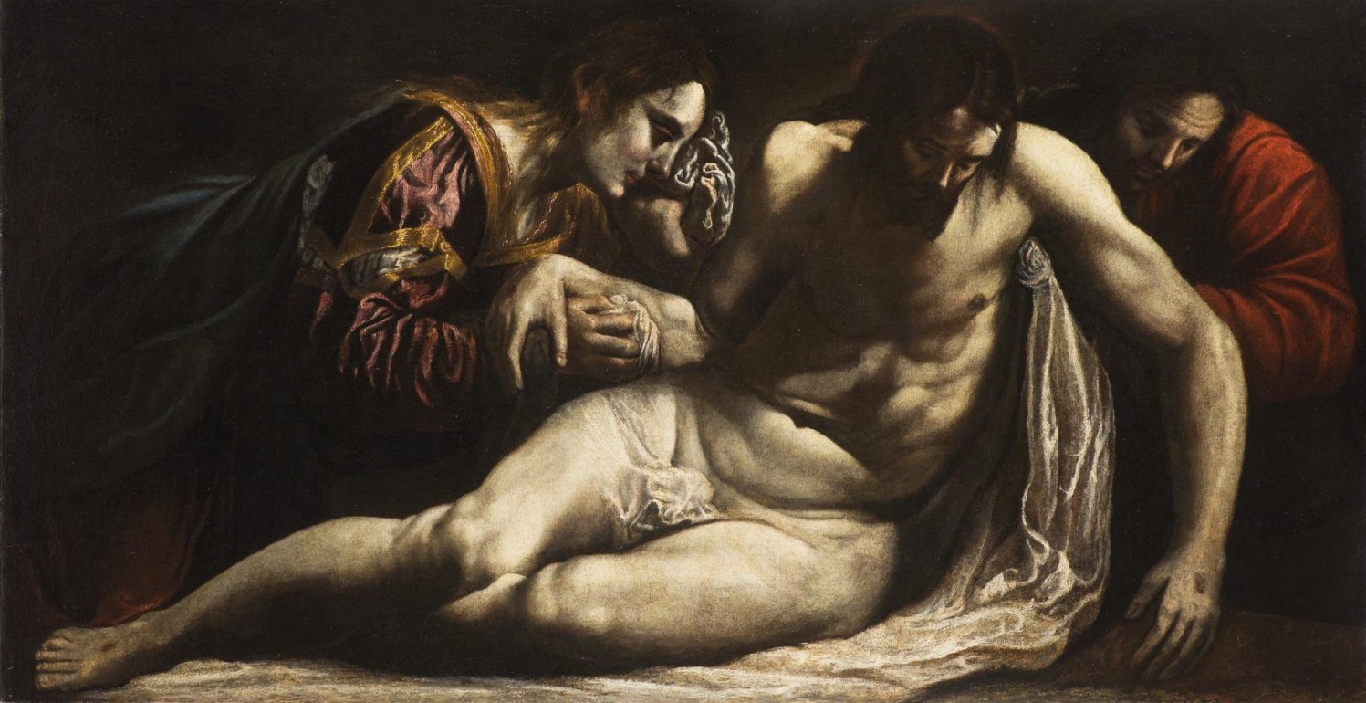 9/ Orazio Borgianni: Lamentace, , 1600-1605 olej na plátně, 76 x 140 cm  cena: 837 000 Kč, Arcimboldo 18. 11. 2018 